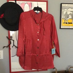 CeCe Jacket in Shimmery Coral